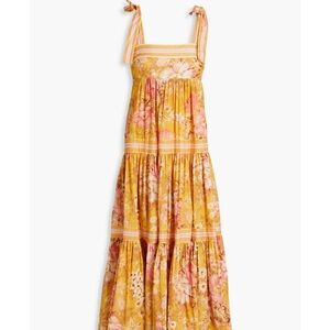 ZIMMERMANN
Tiered floral-print cotton-gauze midi dress